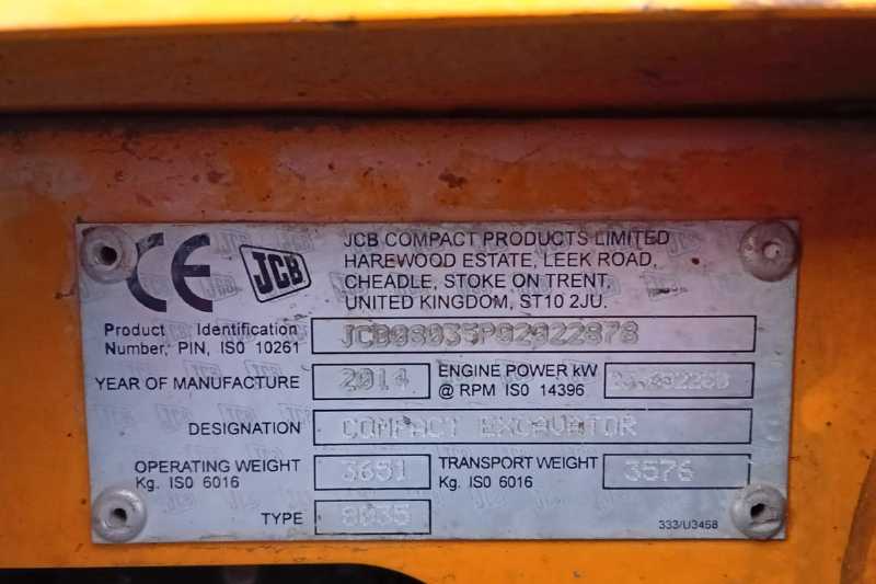 OmecoHub - Immagine JCB 8035ZTS